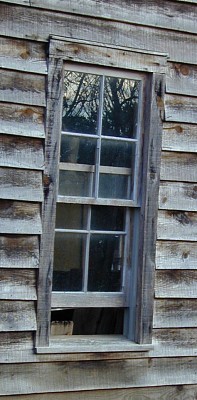 Primitive Country Barn - Workshop Window