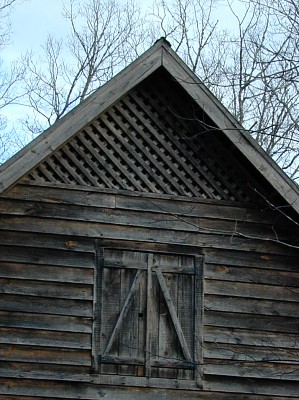 Primitive Country Barn - Country Lattice Gable Vent