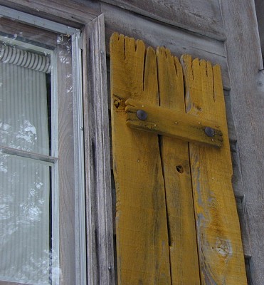 Primitive Country Home - Shutter and Window Details