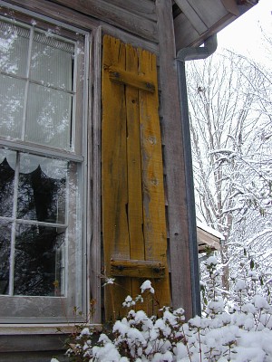 Primitive Country Home - Shutter and Window