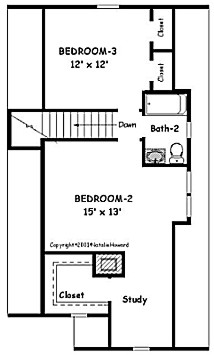 Country Log Plan L-1318 Second Floor
