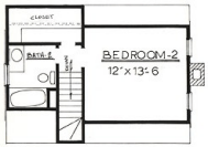 Country Plan F-1010 Second Floor