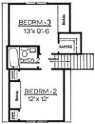 Country Plan F-1250 Second Floor