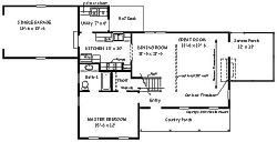 Country Plans by Natalie - F-1008 Alternate 1st Floor