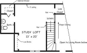 Country Plan Alternate F-1300 Second Floor