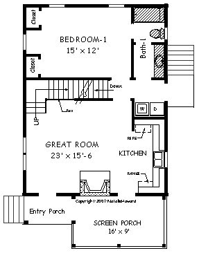 Country Plan F-1319 Floor Plan