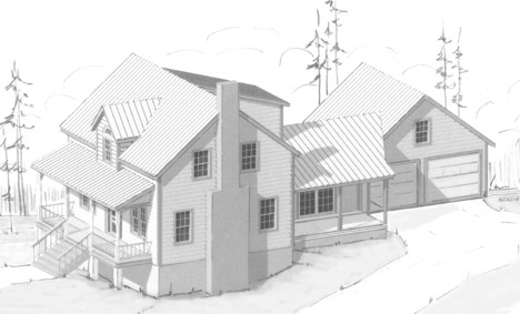 Alternate Country Home Plan F-1390