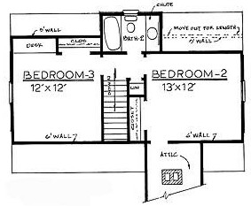 Country Plan F-1430 Second Floor