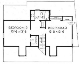 Country Plan F-1680 - Second Floor