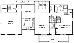 Country Plan F-1750 Alternate First Floor