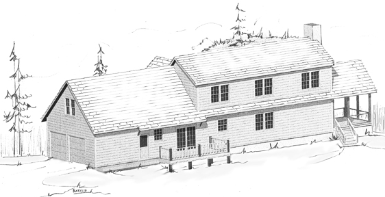 Country Plan F-1960 Alternate Rear view