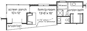 Country Home Plan F-2080 Alternate Master Bath