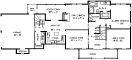 Country Plans by Natalie - F-2080 Alternate 1st Floor