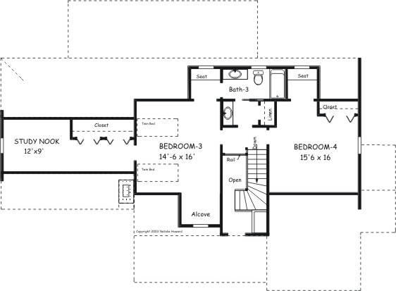 Country Plan F-2110 Alternate 2nd Floor