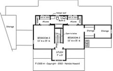 Country Plan F-2300 Second Floor Alternate