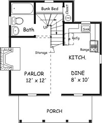 Country Plans by Natalie - F-320 Alternate 1st Floor