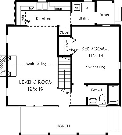 Country Plan Alternate F-780 First Floor