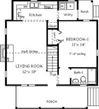 Country Plans by Natalie - L-780 Alternate 1st Floor